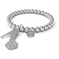 Bracciale 10 Buoni Propositi Donna in Acciaio ME LA TIRO - ME LA TIRO